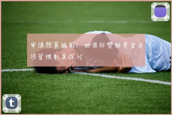 审慎预算编制：世俱杯赞助资金分项管理制度探讨